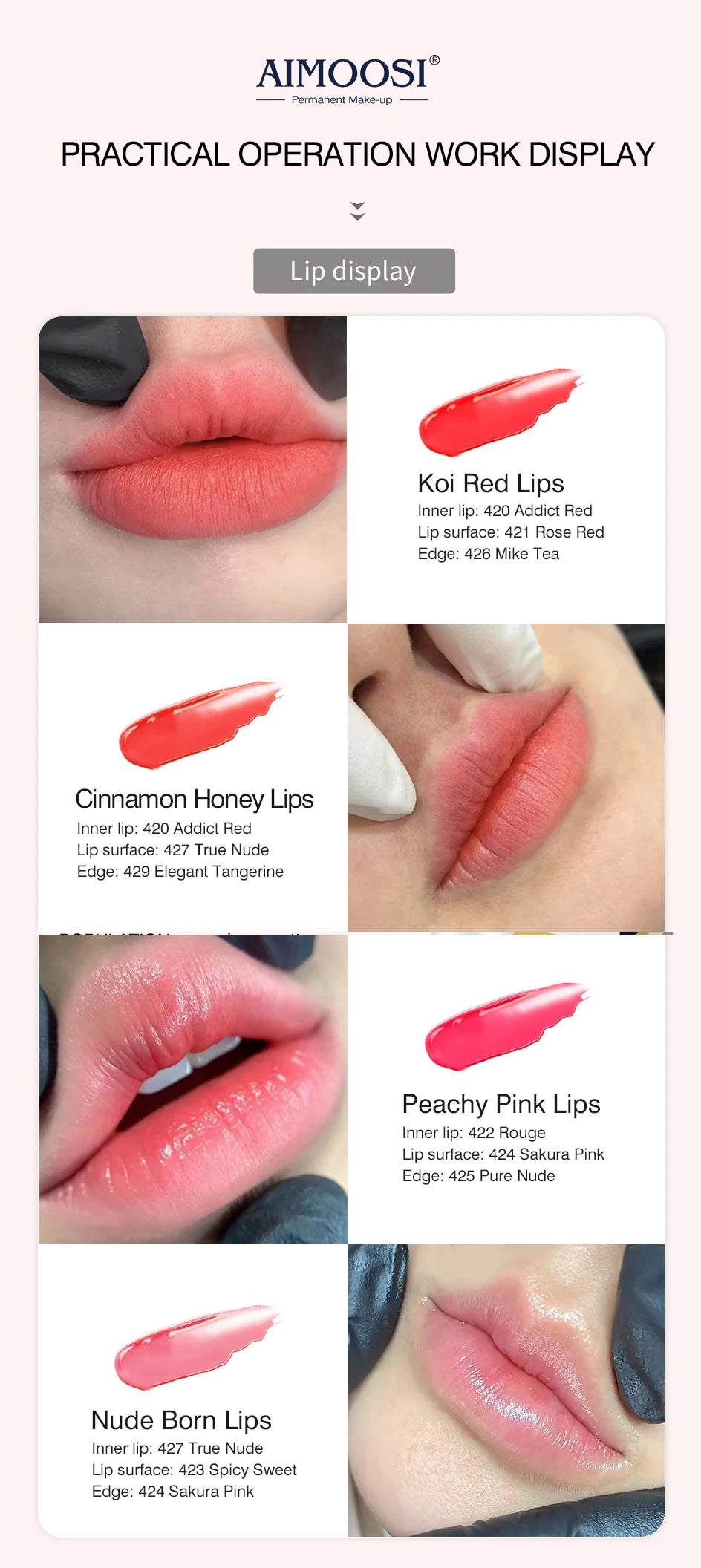 AIMOOSI Special Makeup Lip Pigment