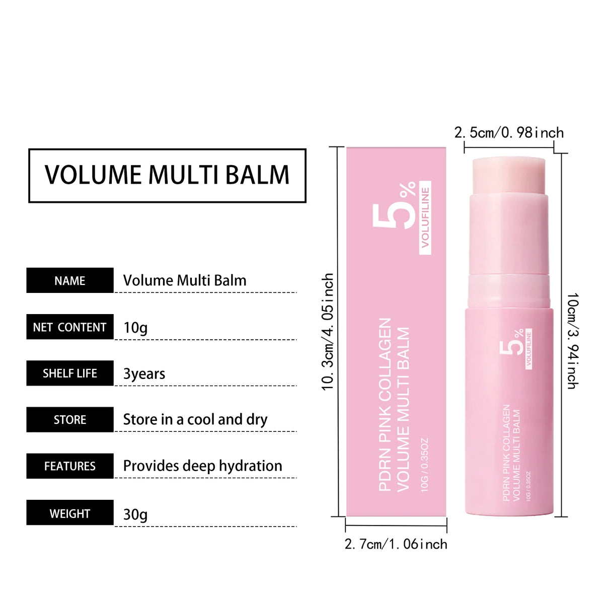 PDRN Pink Collagen Multi Balm Stick