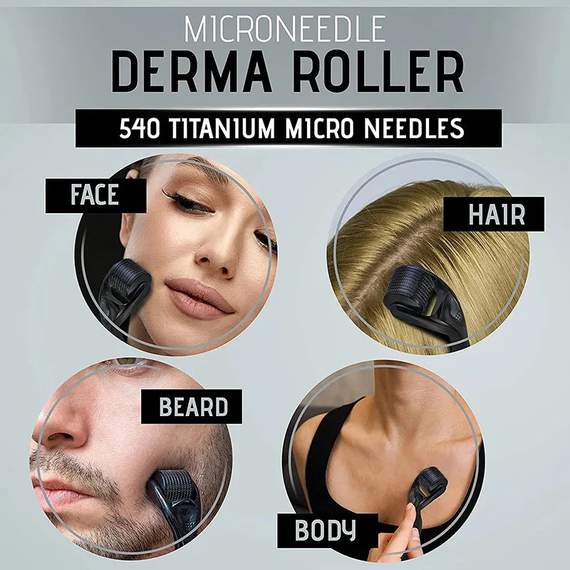 540 Needle Derma Roller for Hair Growth