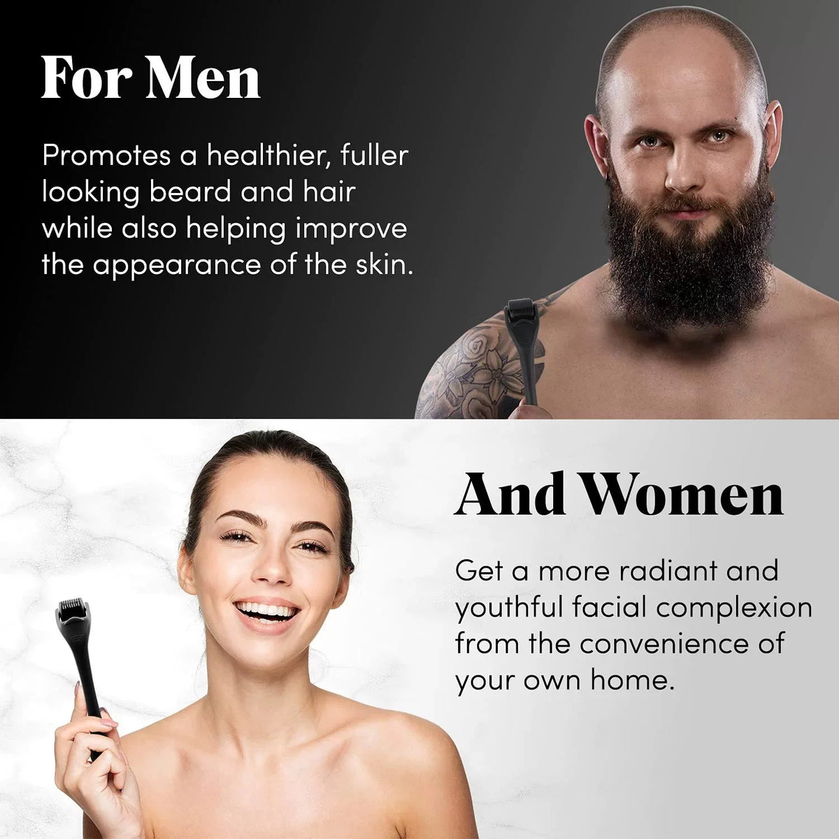 540 Needle Derma Roller for Hair Growth